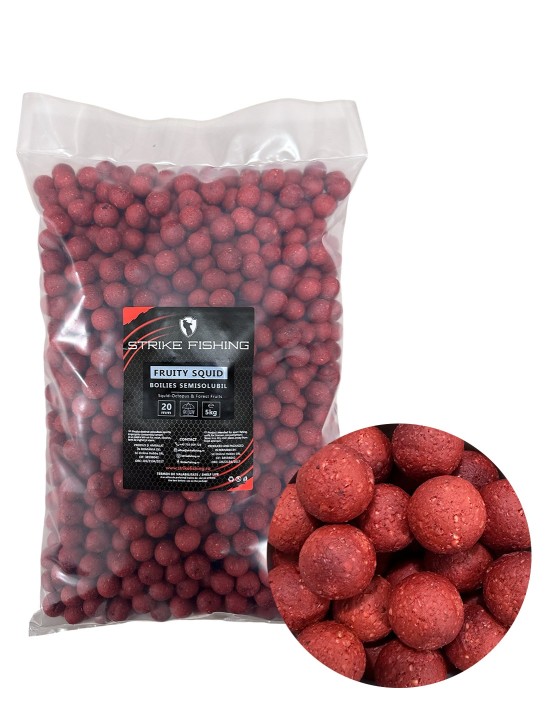 Boilies-uri Fruity Squid | Atractie Instantanee | Digerabilitate Ridicata