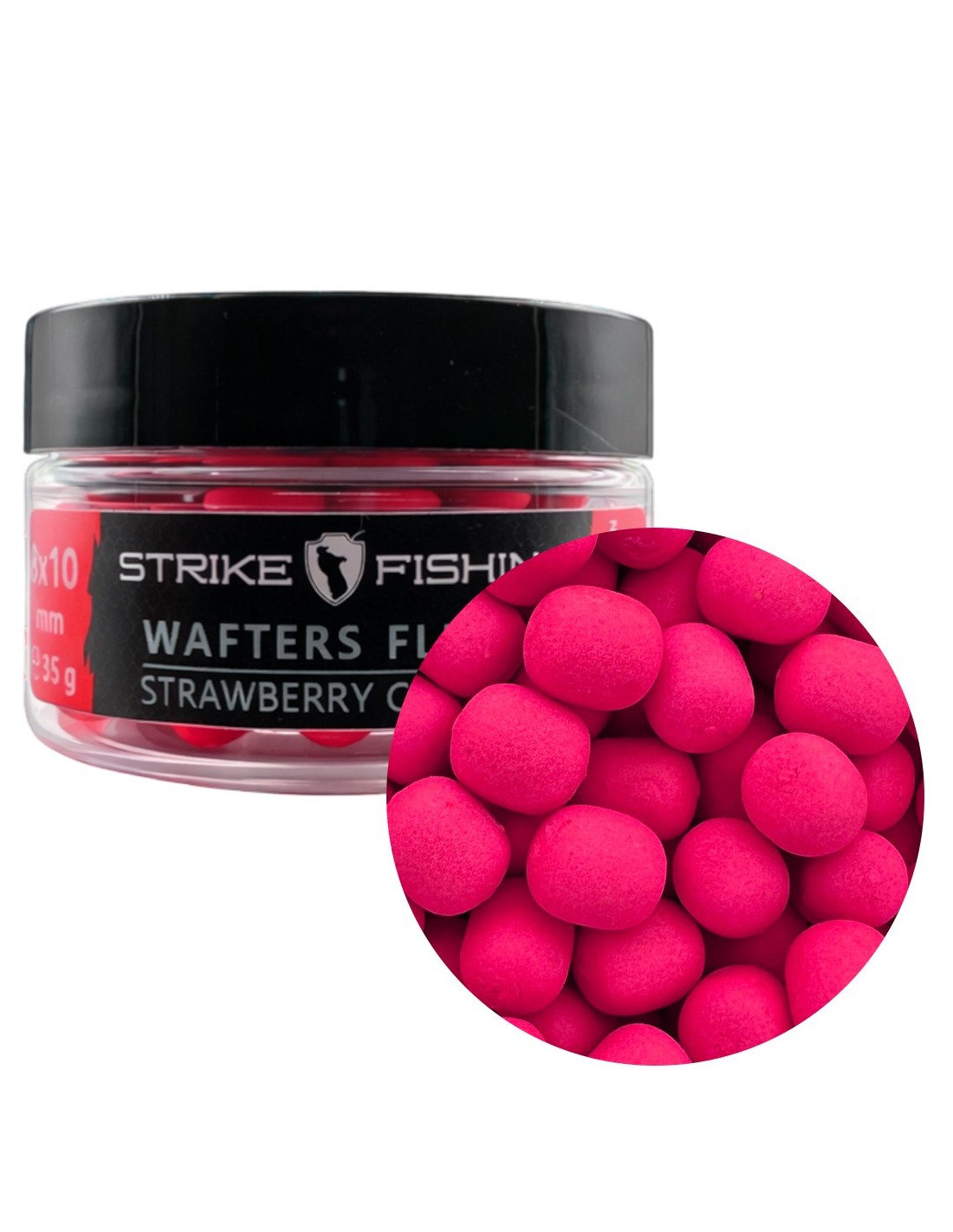 Wafters Dumbell Strawberry Cream - Pink Fluo