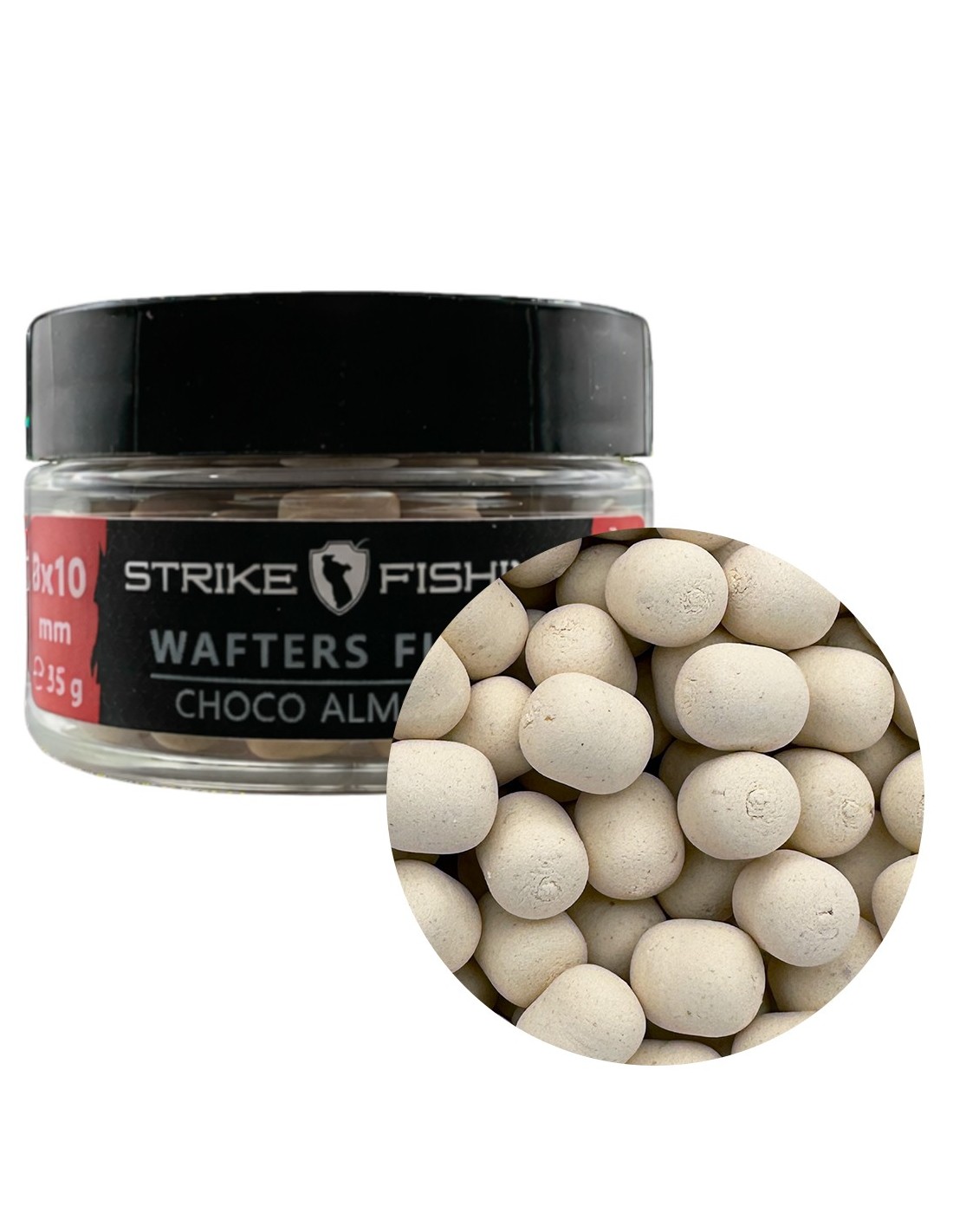 Wafters Dumbell Choco Almond - White